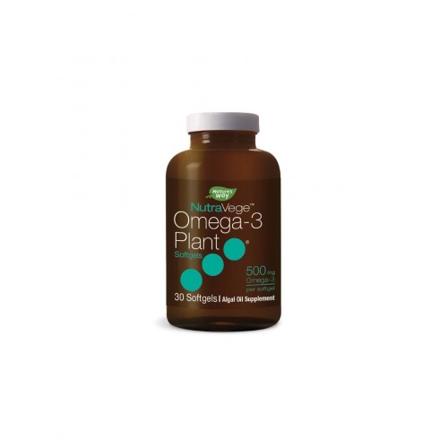 NATURE'S WAY NUTRA VEGE OMEGA-3 PLANT / ОМЕГА-3 ВОДОРАСЛИ 500МГ СОФТГЕЛ КАПС. Х30 NATURE'S WAY NUTRA VEGE OMEGA-3 PLANT / ОМЕГА-3 ВОДОРАСЛИ 500МГ СОФТГЕЛ КАПС. Х30
