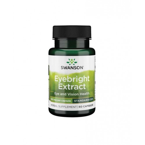 SWANSON EYEBRIGHT EXTRACT / СУОНСЪН ОЧАНКА ЕКСТРАКТ СТАНДАРТИЗИРАН 400 МГ КАПС. X 60