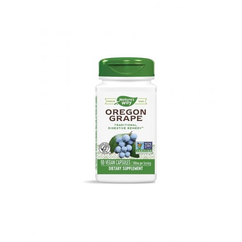 NATURE'S WAY OREGON GRAPE / ОРЕГОНСКО ГРОЗДЕ (КОРЕН) 500МГ КАПС. Х90 NATURE'S WAY OREGON GRAPE / ОРЕГОНСКО ГРОЗДЕ (КОРЕН) 500МГ КАПС. Х90