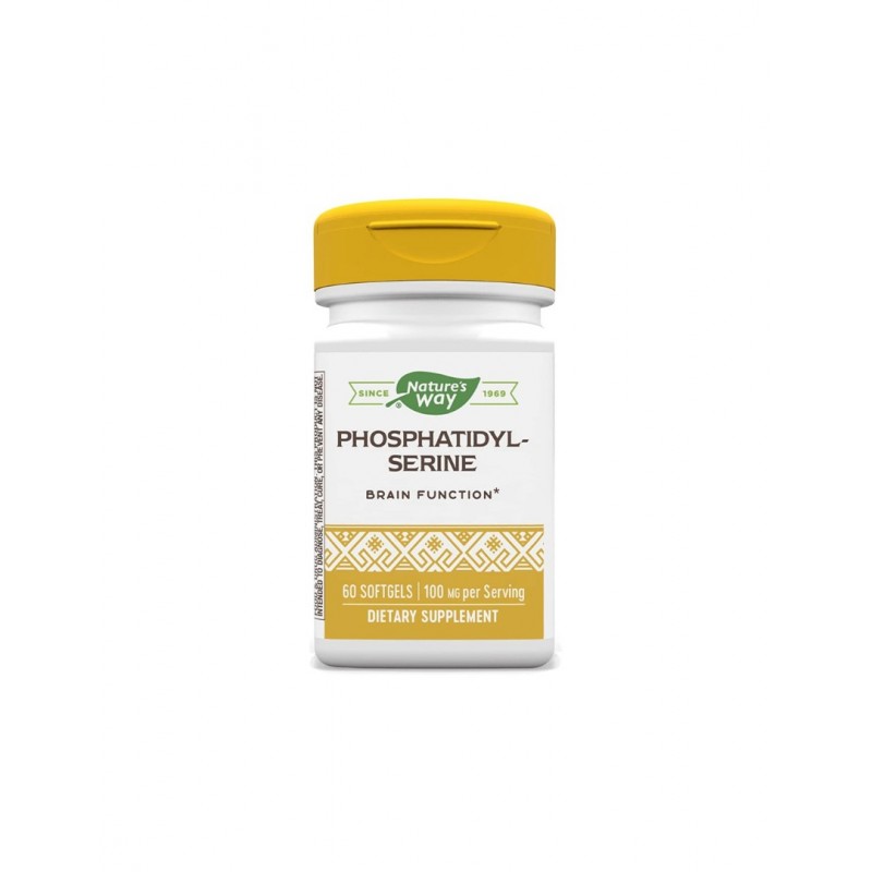 NATURE'S WAY PHOSPHATIDYL-SERINE / ФОСФАТИДИЛ-СЕРИН СОФТГЕЛ КАПС. Х60 NATURE'S WAY PHOSPHATIDYL-SERINE / ФОСФАТИДИЛ-СЕРИН СОФТГЕЛ КАПС. Х60