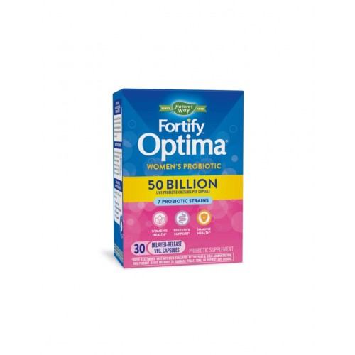 NATURE'S WAY FORTIFY WOMEN'S PROBIOTIC EXTRA STRENGTH / ПРОБИОТИК ЗА ЖЕНИ ОПТИМА 50 МЛРД. АКТИВНИ ПРОБИОТИЦИ, 7 ЩАМА КАПС. Х30 NATURE'S WAY FORTIFY WOMEN'S PROBIOTIC EXTRA STRENGTH / ПРОБИОТИК ЗА ЖЕНИ ОПТИМА 50 МЛРД. АКТИВНИ ПРОБИОТИЦИ, 7 ЩАМА КАПС. Х30