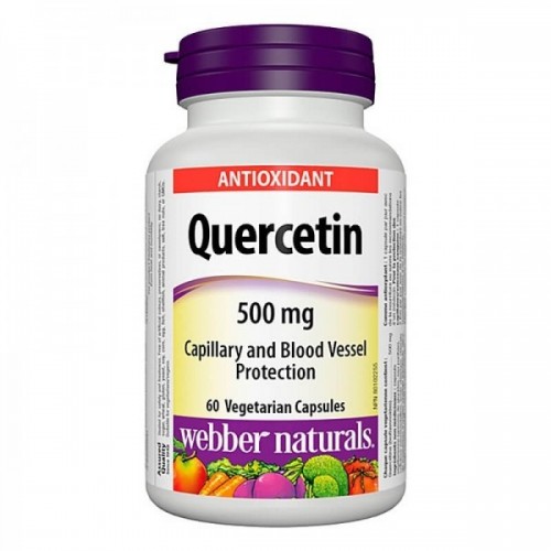 WEBBER NATURALS QUERCETIN / КВЕРЦЕТИН 500МГ КАПС. Х 60