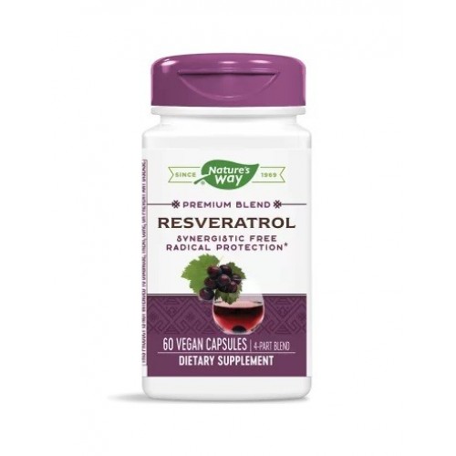 NATURE'S WAY PREMIUM BLEND RESVERATROL / РЕСВЕРАТРОЛ 325МГ КАПС. Х60 NATURE'S WAY PREMIUM BLEND RESVERATROL / РЕСВЕРАТРОЛ 325МГ КАПС. Х60