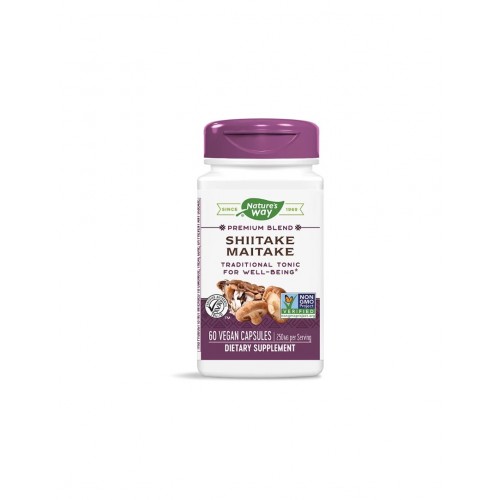 NATURE'S WAY PREMIUM BLEND SHIITAKE MAITAKE / ШИЙТАКЕ МАЙТАКЕ 250МГ КАПС. Х60 NATURE'S WAY PREMIUM BLEND SHIITAKE MAITAKE / ШИЙТАКЕ МАЙТАКЕ 250МГ КАПС. Х60