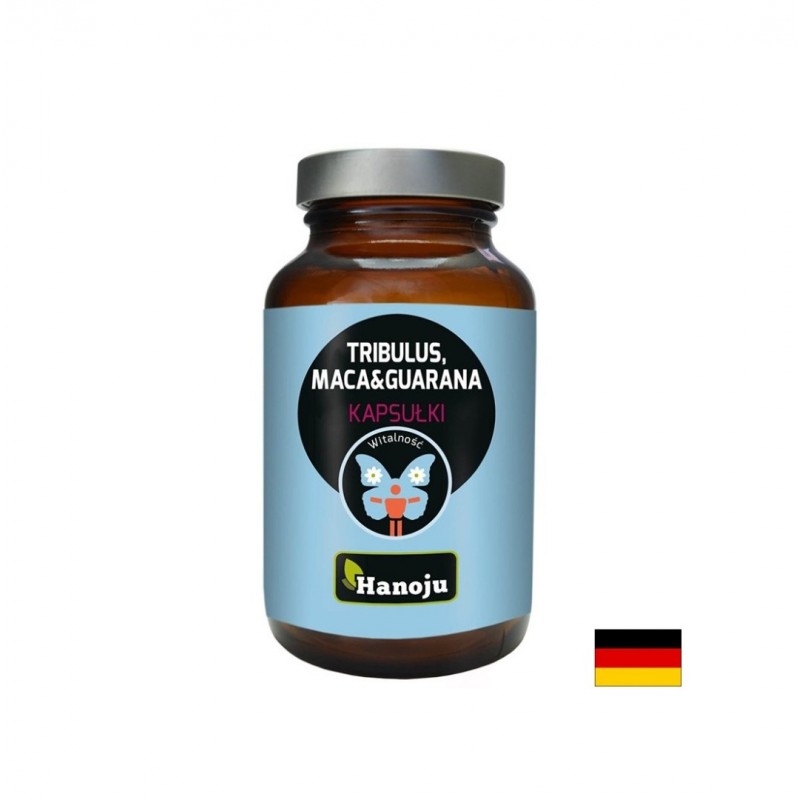HANOJU TRIBULUS MACA GUARANA / ТРИБУЛУС 200 МГ + МАКА 200 МГ + ГУАРАНА 100 МГ ЕНЕРГИЯ, ТОНУС И ЛИБИДО КАПС. Х 90 HANOJU TRIBULUS MACA GUARANA / ТРИБУЛУС 200 МГ + МАКА 200 МГ + ГУАРАНА 100 МГ ЕНЕРГИЯ, ТОНУС И ЛИБИДО КАПС. Х 90