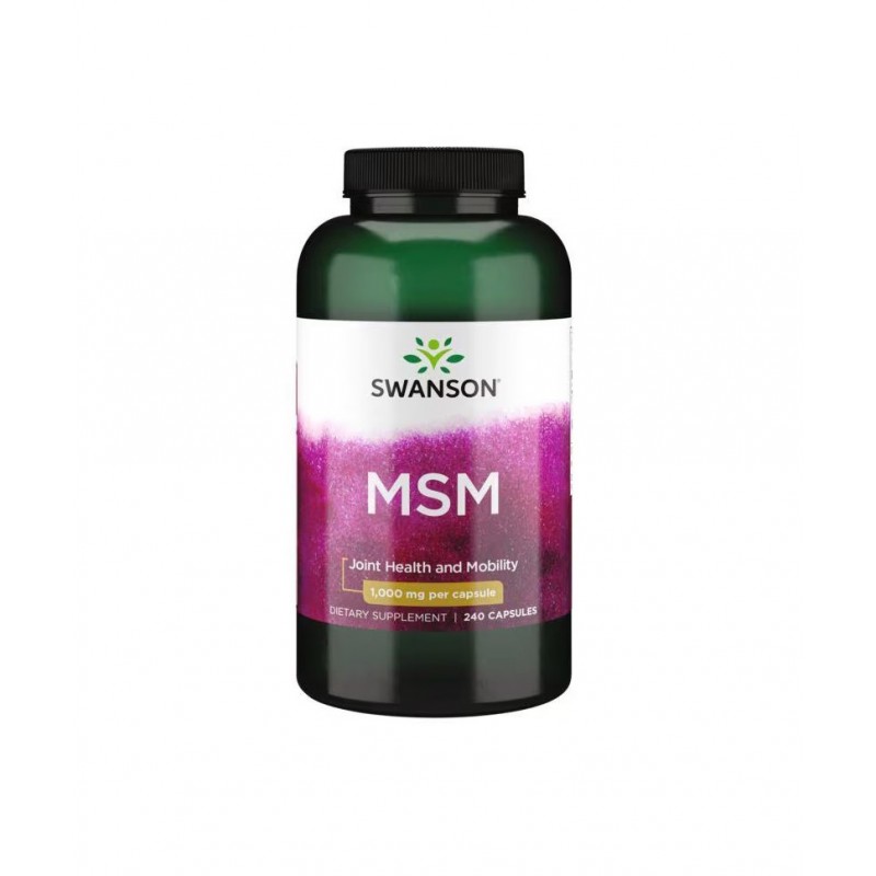 SWANSON МСМ ULTRA MSM / СУОНСЪН УЛТРА 1000 МГ КАПС. Х 240