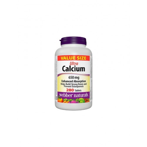 WEBBER NATURALS ULTRA CALCIUM / УЛТРА КАЛЦИЙ 650МГ ТАБЛ. Х 280