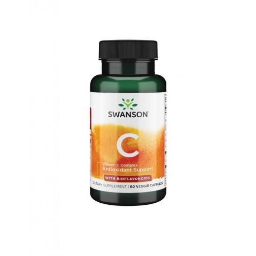 SWANSON VITAMIN C COMPLEX WITH BIOFLAVONOIDS / СУОНСЪН ВИТАМИН С КОМПЛЕКС С БИОФЛАВОНОИДИ КАПС. Х 60