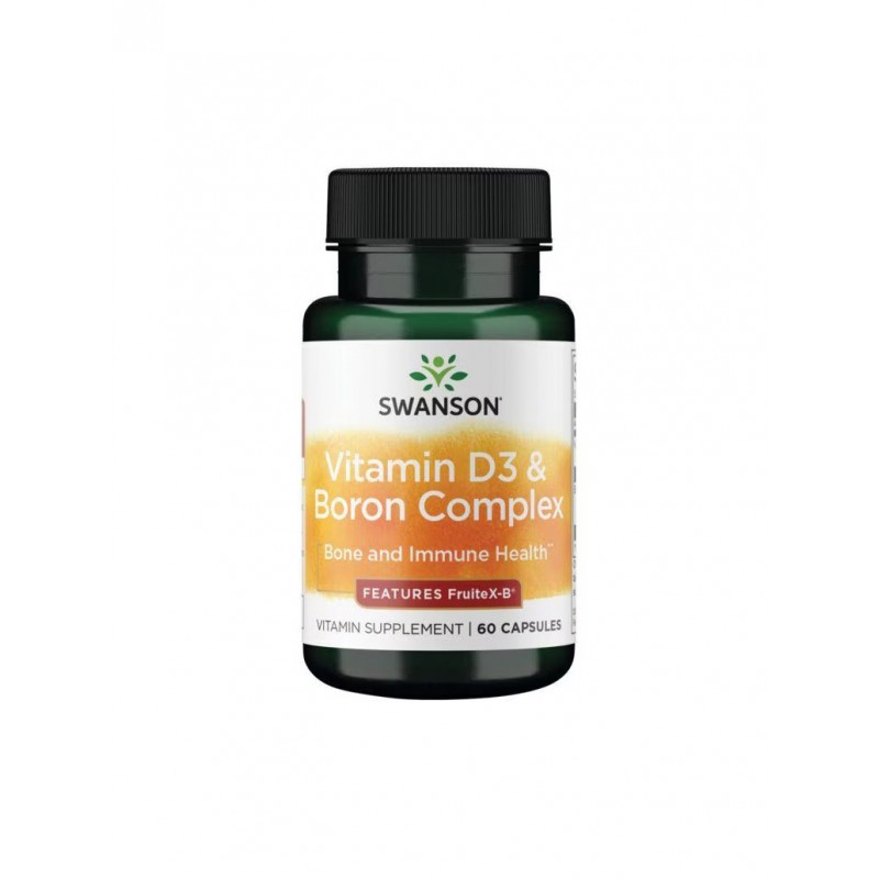 SWANSON VITAMIN D & BORON / СУОНСЪН ВИТАМИН Д И БОРОН КАПС. Х 60 SWANSON VITAMIN D & BORON / СУОНСЪН ВИТАМИН Д И БОРОН КАПС. Х 60