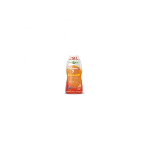 NATURE'S WAY FAST ABSORBING LIQUID VITAMIN D3 / ВИТАМИН D3 (ТЕЧЕН, С ВКУС НА ГОРСКИ ПЛОД) 480МЛ NATURE'S WAY FAST ABSORBING LIQUID VITAMIN D3 / ВИТАМИН D3 (ТЕЧЕН, С ВКУС НА ГОРСКИ ПЛОД) 480МЛ