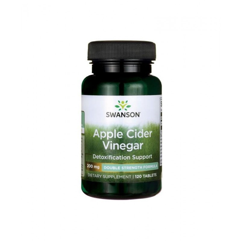 SWANSON APPLE CIDER VINEGAR / СУОНСЪН ЯБЪЛКОВ ОЦЕТ ДВОЙНА СИЛА 200 МГ ТАБЛ. Х 120 SWANSON APPLE CIDER VINEGAR / СУОНСЪН ЯБЪЛКОВ ОЦЕТ ДВОЙНА СИЛА 200 МГ ТАБЛ. Х 120