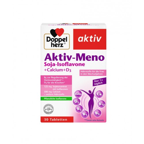 QUEISSER PHARMA DOPPELHERZ AKTIV MENO / ДОПЕЛХЕРЦ АКТИВ МЕНО ПРИ МЕНОПАУЗА ТАБЛ. X 30