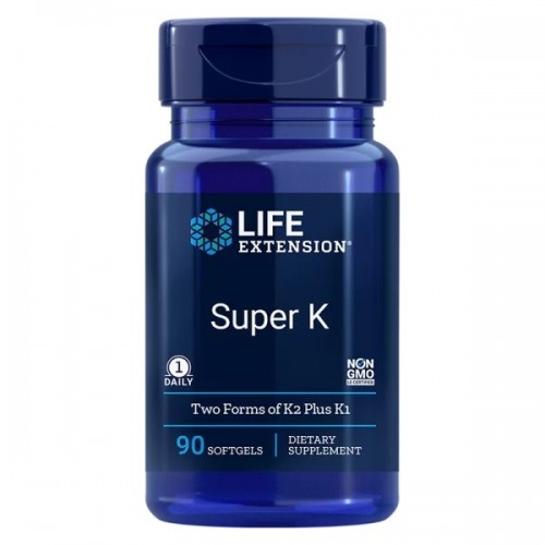 LIFE EXTENSION / SUPER K / ВИТАМИН К1+К2 СОФТГЕЛ КАПС. X90 LIFE EXTENSION / SUPER K / ВИТАМИН К1+К2 СОФТГЕЛ КАПС. X90