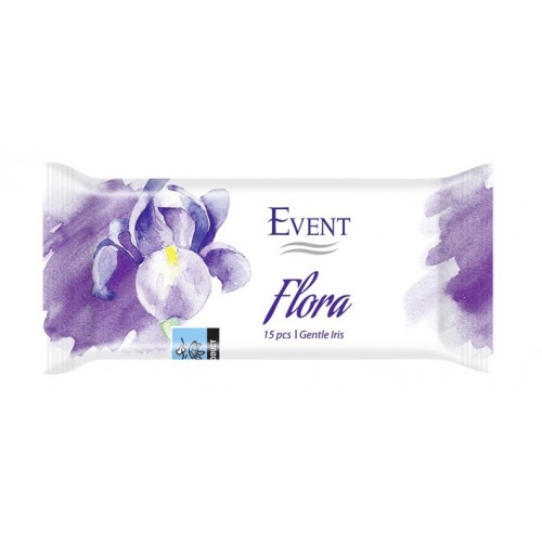 EVENT / МОКРИ ПОЧИСТВАЩИ КЪРПИ ЗА РЪЦЕ FLORA IRIS БР. X15
