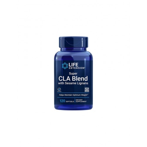 LIFE EXTENSION / SUPER CLA BLEND WITH SESAME LIGNANS / СВЪРЗАНА ЛИНОЛОВА КИСЕЛИНА С ЛИГНАН ОТ СУСАМ 1000МГ СОФТГЕЛ КАПС. X120 LIFE EXTENSION / SUPER CLA BLEND WITH SESAME LIGNANS / СВЪРЗАНА ЛИНОЛОВА КИСЕЛИНА С ЛИГНАН ОТ СУСАМ 1000МГ СОФТГЕЛ КАПС. X120