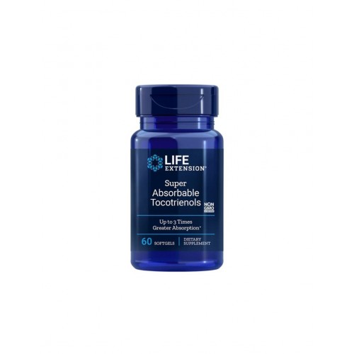 LIFE EXTENSION / SUPER ABSORBABLE TOCOTRIENOLS / ТОКОТРИЕНОЛИ СОФТГЕЛ КАПС. X60 LIFE EXTENSION / SUPER ABSORBABLE TOCOTRIENOLS / ТОКОТРИЕНОЛИ СОФТГЕЛ КАПС. X60