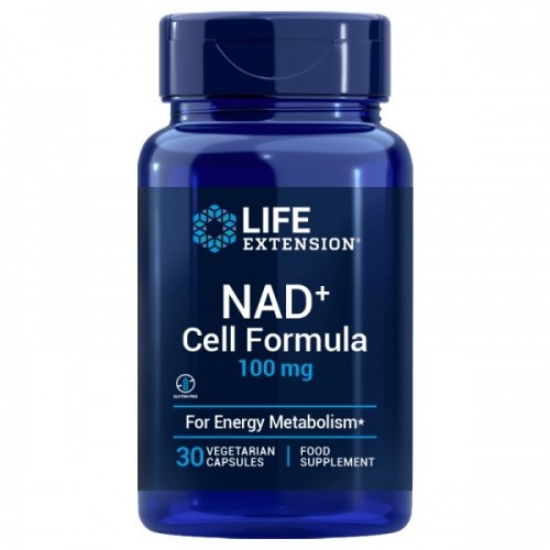 LIFE EXTENSION / NAD + CELL FORMULA / КЛЕТЪЧНО ЗДРАВЕ И ЕНЕРГИЯ 100МГ КАПС. X30