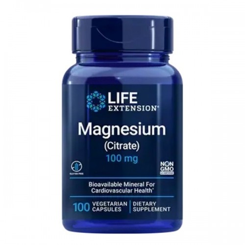 LIFE EXTENSION / MAGNESIUM (CITRATE) / МАГНЕЗИЙ (ЦИТРАТ) 100МГ КАПС. X100 