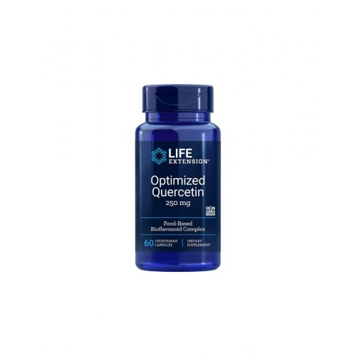 LIFE EXTENSION / OPTIMIZED QUERCETIN / КВЕРЦЕТИН + ВИТАМИН C, БИОФЛАНСИДИ И КАМУ-КАМУ КАПС. X60