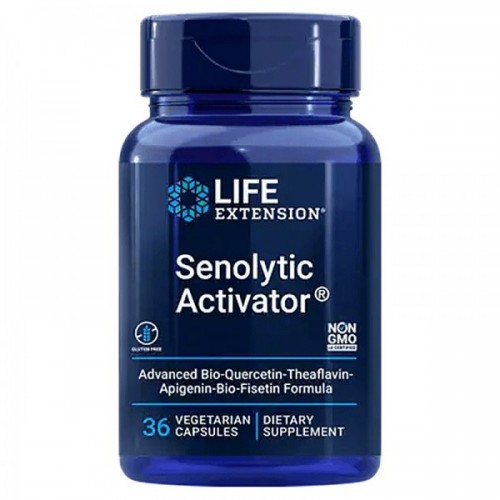 LIFE EXTENSION / SENOLYTIC ACTIVATOR / КВЕРЦЕТИН С ТЕАФЛАВИНИ И АПИГЕНИН КАПС. X36
