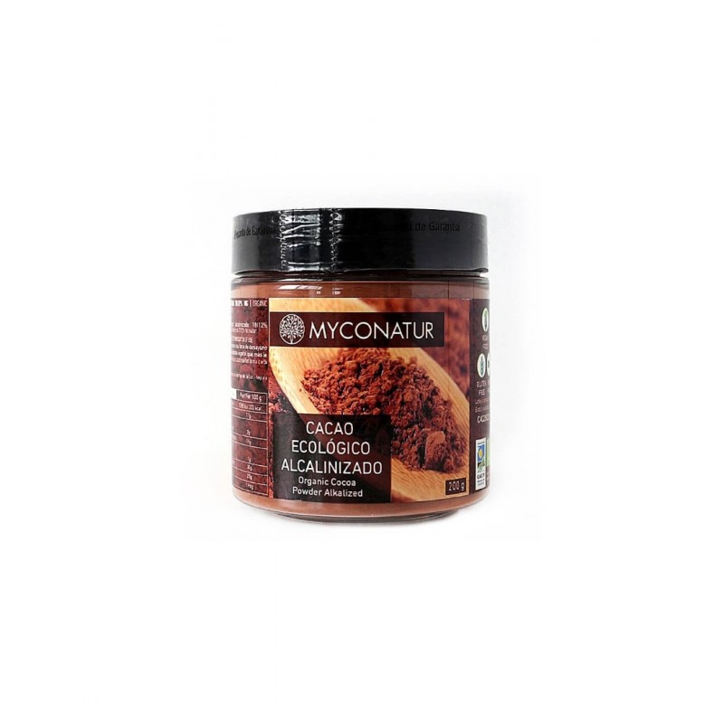 MYCONATUR / CACAO ALCALINIZADO BIO / АЛКАЛИЗИРАНО КАКАО НА ПРАХ БИО 200ГР MYCONATUR / CACAO ALCALINIZADO BIO / АЛКАЛИЗИРАНО КАКАО НА ПРАХ БИО 200ГР