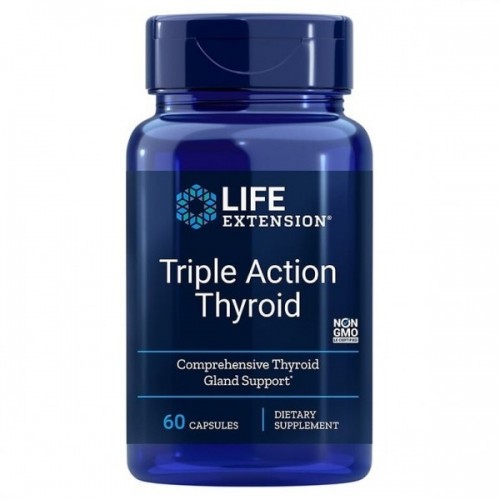 LIFE EXTENSION / TRIPLE ACTION THYROID / ФОРМУЛА ЗА ЩИТОВИДНА ЖЛЕЗА КАПС. X60