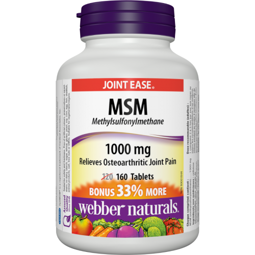 Webber Naturals МСМ WN 1000 mg х 160 таблетки
