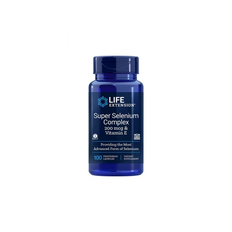 LIFE EXTENSION / SUPER SELENIUM COMPLEX AND VITAMIN E / СУПЕР СЕЛЕН КОМПЛЕКС И ВИТАМИН Е КАПС. X100 LIFE EXTENSION / SUPER SELENIUM COMPLEX AND VITAMIN E / СУПЕР СЕЛЕН КОМПЛЕКС И ВИТАМИН Е КАПС. X100