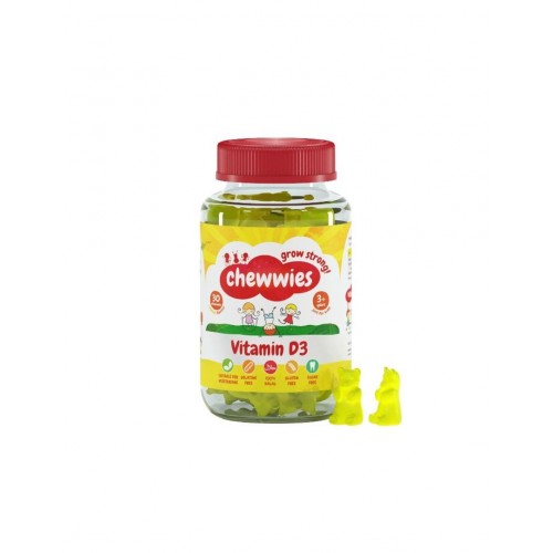 LIFE EXTENSION / VITAMIN D3 CHEWWIES / ВИТАМИН D3 ГЪМИ 400 IU ЖЕЛИРАНИ ТАБЛ. X30