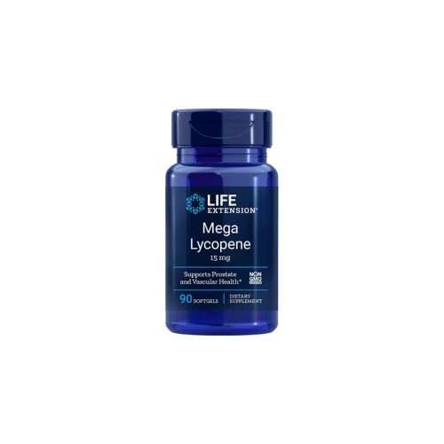 LIFE EXTENSION / MEGA LYCOPENE / ЛИКОПЕН 15МГ СОФТГЕЛ КАПС. X90