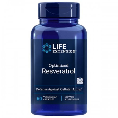 LIFE EXTENSION / OPTIMIZED RESVERATROL / РЕСВЕРАТРОЛ С КВЕРЦЕТИН КАПС. X60