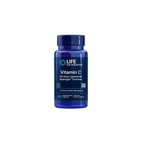 LIFE EXTENSION / VITAMIN C 24-HOUR LIPOSOMAL HYDROGEL FORMULA / ВИТАМИН С ЛИПОЗОМАЛНА-ХИДРОГЕЛ ФОРМУЛА ТАБЛ. X60