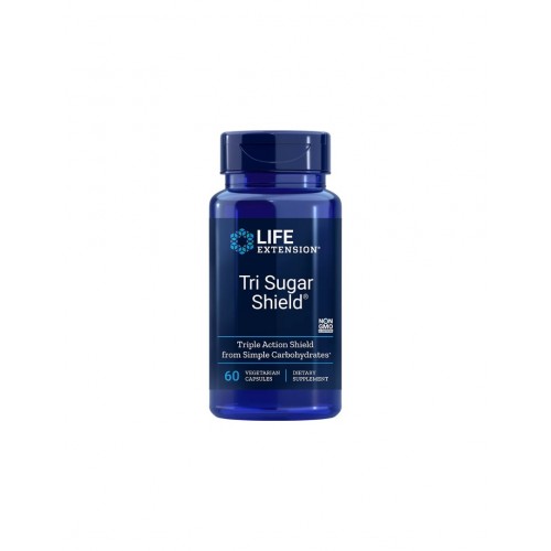 LIFE EXTENSION / TRI SUGAR SHIELD® / ЗА КОНТРОЛ НА КРЪВНАТА ЗАХАР КАПС. X60