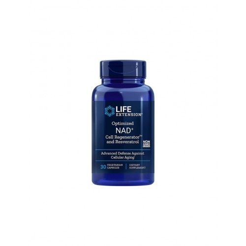 LIFE EXTENSION / OPTIMIZED NAD+ CELL REGENERATOR™ AND RESVERATROL / НИКОТИНАМИД РИБОЗИД И РЕСВЕРАТРОЛ КАПС. X30