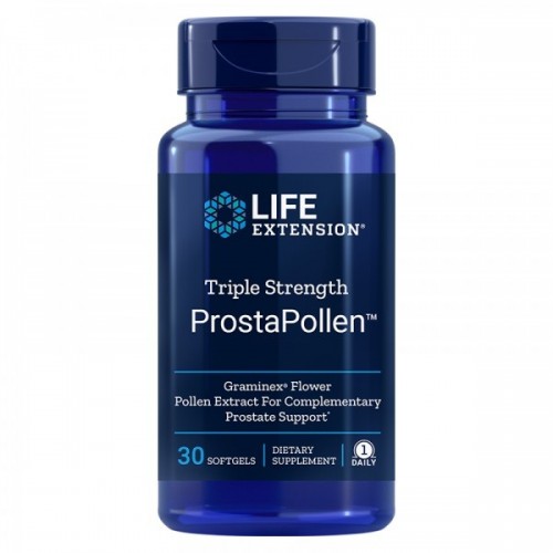 LIFE EXTENSION / TRIPLE STRENGTH PROSTAPOLLEN™ / ГРИЖА ЗА ПРОСТАТАТА СОФТГЕЛ КАПС. X30