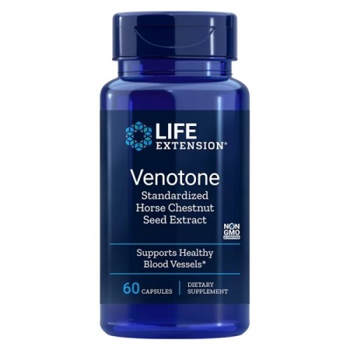 LIFE EXTENSION / VENOTONE STANDARDIZED HORSE CHESTNUT SEED EXTRACT / ДИВ КЕСТЕН 250МГ КАПС. X60