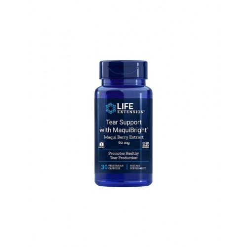 LIFE EXTENSION / TEAR SUPPORT WITH MAQUIBRIGHT® / МАКИ БЕРИ (ЕКСТРАКТ) 60МГ КАПС. X30 LIFE EXTENSION / TEAR SUPPORT WITH MAQUIBRIGHT® / МАКИ БЕРИ (ЕКСТРАКТ) 60МГ КАПС. X30