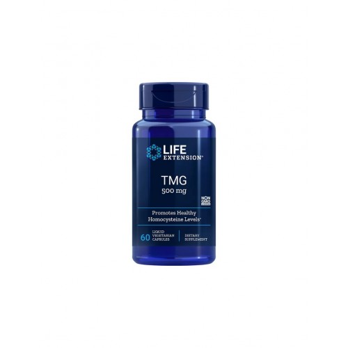 LIFE EXTENSION / TMG / ТМГ (ТРИМЕТИЛГЛИЦИН) 500МГ КАПС. X60