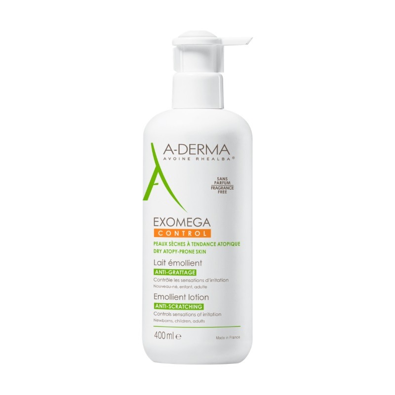 A-DERMA EXOMEGA CONTROL EMOLLIENT LOTION / ЕМОЛИЕНТНО МЛЯКО 400МЛ