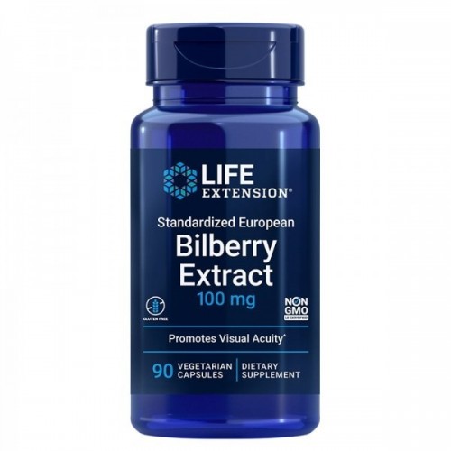 LIFE EXTENSION / STANDARDIZED EUROPEAN BLUEBERRY EXTRACT / ЕВРОПЕЙСКА СИНЯ БОРОВИНКА (СТАНДАРТИЗИРАН ЕКСТРАКТ) 100МГ КАПС. X90 LIFE EXTENSION / STANDARDIZED EUROPEAN BLUEBERRY EXTRACT / ЕВРОПЕЙСКА СИНЯ БОРОВИНКА (СТАНДАРТИЗИРАН ЕКСТРАКТ) 100МГ КАПС. X90