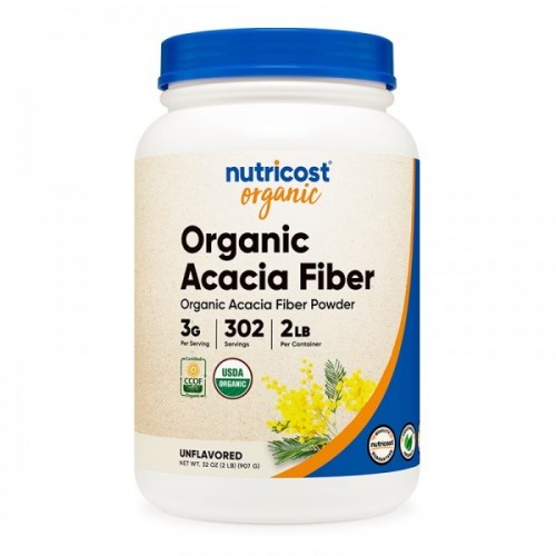 NUTRICOST ORGANIC ACACIA FIBER / АКАЦИЕВИ ФИБРИ ОРГАНИК 907ГР ПРАХ NUTRICOST ORGANIC ACACIA FIBER / АКАЦИЕВИ ФИБРИ ОРГАНИК 907ГР ПРАХ