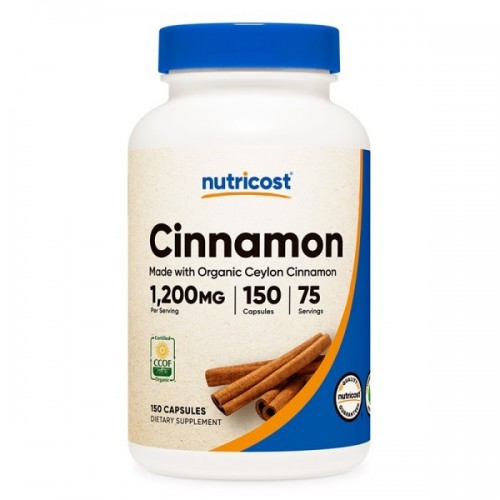 NUTRICOST CINNAMON / ЦЕЙЛОНСКА КАНЕЛА КАПС. Х150