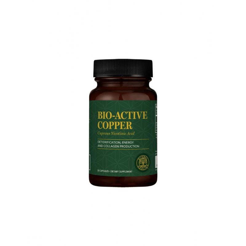 GLOBAL HEALING BIO-ACTIVE COPPER / МЕД (МЕДЕНО-НИКОТИНОВА КИСЕЛИНА) - ЕНЕРГИЯ И ТОНУС КАПС. Х30