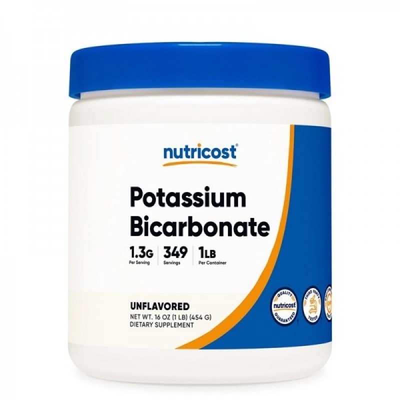 NUTRICOST POTASSIUM BICARBONATE POWDER / КАЛИЕВ БИКАРБОНАТ 454ГР ПРАХ