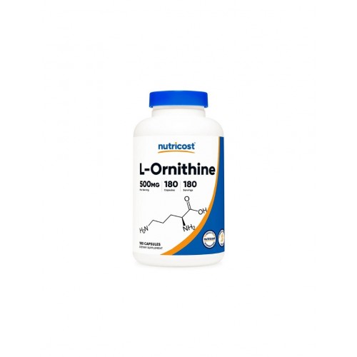 NUTRICOST L-ORNITHINE / Л-ОРНИТИН 500МГ КАПС. Х180
