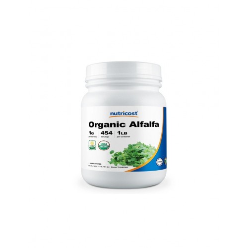 NUTRICOST ORGANIC ALFALFA / ЛЮЦЕРНА ОРГАНИК 454ГР ПРАХ NUTRICOST ORGANIC ALFALFA / ЛЮЦЕРНА ОРГАНИК 454ГР ПРАХ