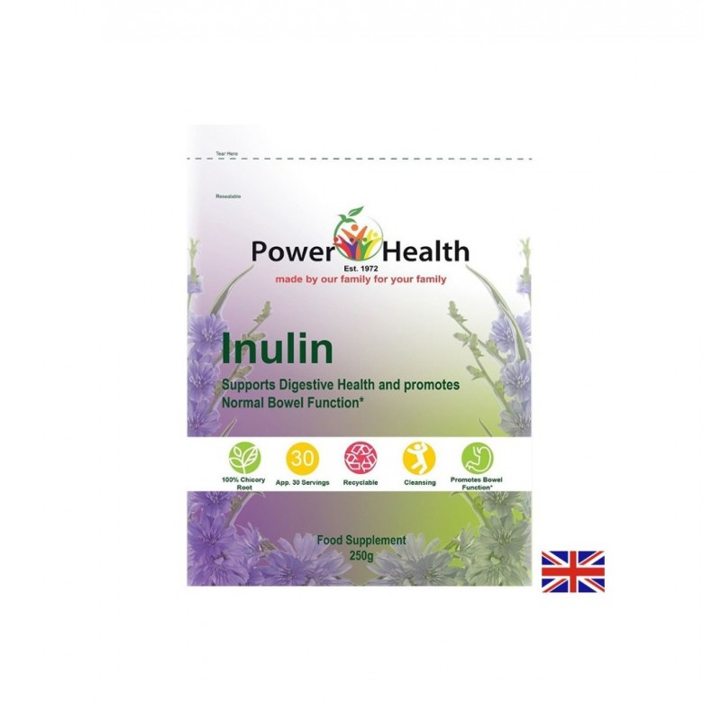 POWER HEALTH INULIN POWDER / ДОБРО ХРАНОСМИЛАНЕ ИНУЛИН ПРАХ 250 ГР POWER HEALTH INULIN POWDER / ДОБРО ХРАНОСМИЛАНЕ ИНУЛИН ПРАХ 250 ГР