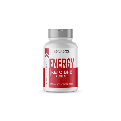 NUTRICOST KETOLOGIC ENERGY KETO BHB + CAFFEINE / ЕКЗОГЕННИ КЕТОНИ + КОФЕИН КАПС. Х60