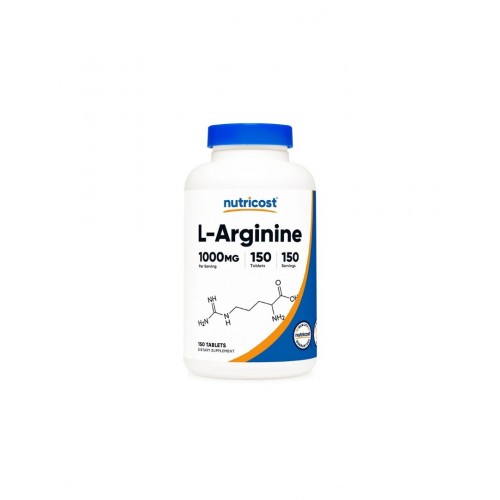 NUTRICOST L-ARGININE / Л-АРГИНИН 1000МГ ТАБЛ. Х150