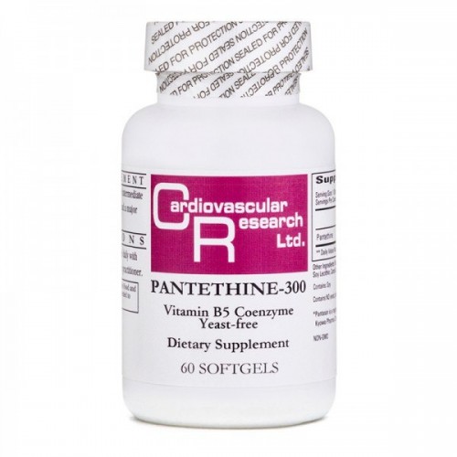 ECOLOGICAL FORMULAS / PANTETHINE / ПАНТЕТИН 300МГ СОФТГЕЛ КАПС. X60